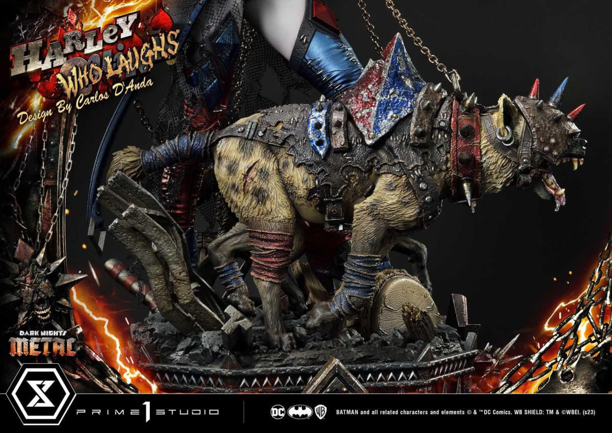 Prime 1 Studio《Dark Nights: Metal》大笑哈莉·奎茵(ハーレイ・クイン フー・ラフス)1/3 比例全身雕像 普通版/DX特典版