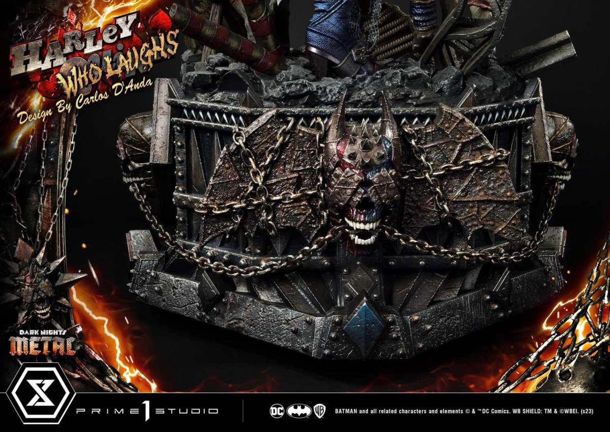 Prime 1 Studio《Dark Nights: Metal》大笑哈莉·奎茵(ハーレイ・クイン フー・ラフス)1/3 比例全身雕像 普通版/DX特典版