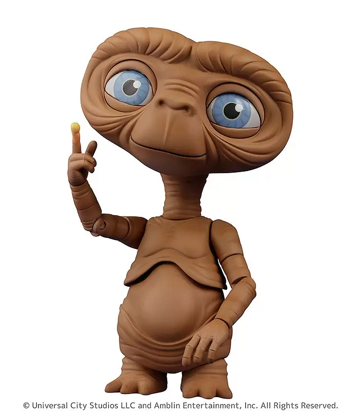 『黏土人 E.T.』附屬發光手指、浴巾配件 可愛重現電影《E.T.外星人》的經典場景！