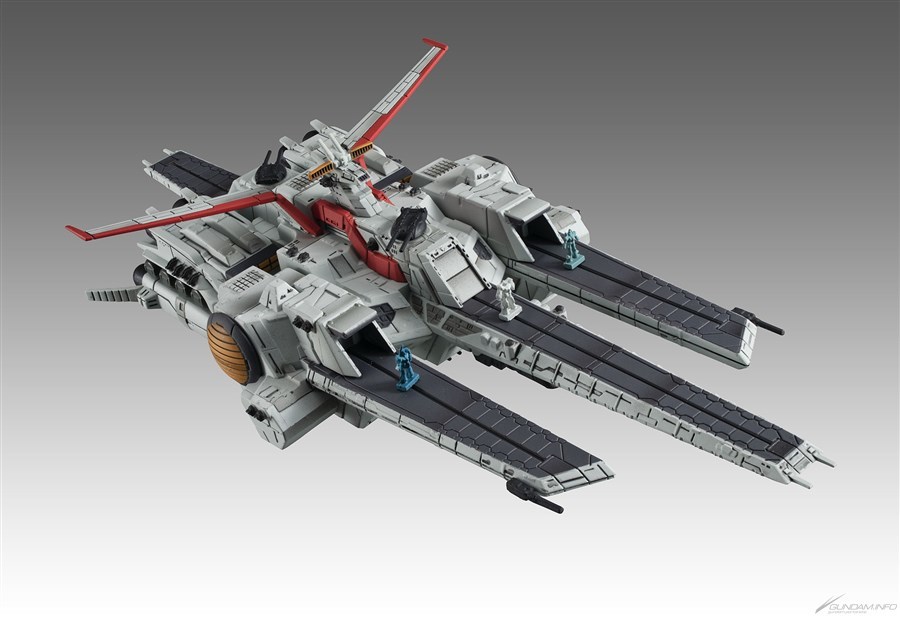 機動戰士鋼彈 UC 連邦軍名艦『C.F.SP 擬・阿卡瑪Re. 戰艦模型』以舊化新塗裝再次販售!