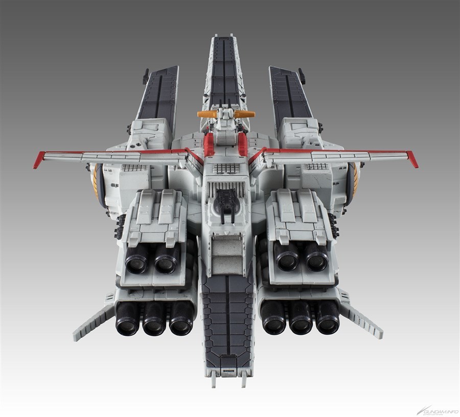 機動戰士鋼彈 UC 連邦軍名艦『C.F.SP 擬・阿卡瑪Re. 戰艦模型』以舊化新塗裝再次販售!