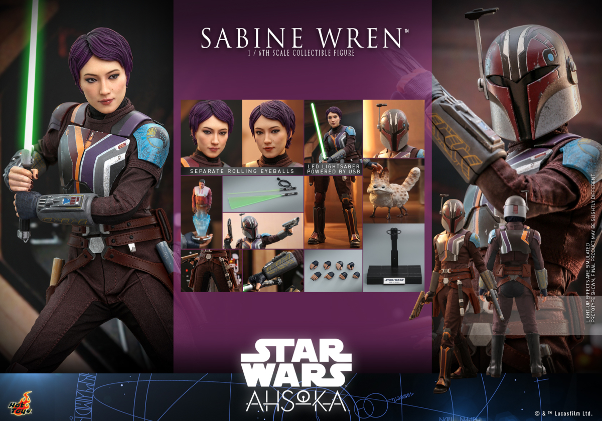 Hot Toys《亞蘇卡》薩繽·連(Sabine Wren)1/6 比例收藏級人偶