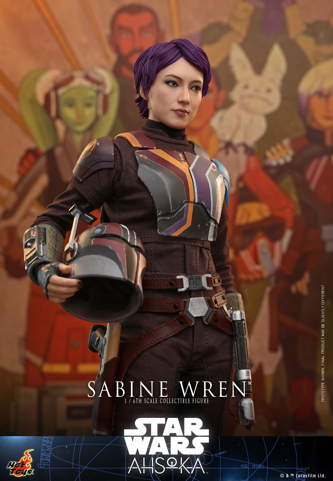 Hot Toys《亞蘇卡》薩繽·連(Sabine Wren)1/6 比例收藏級人偶