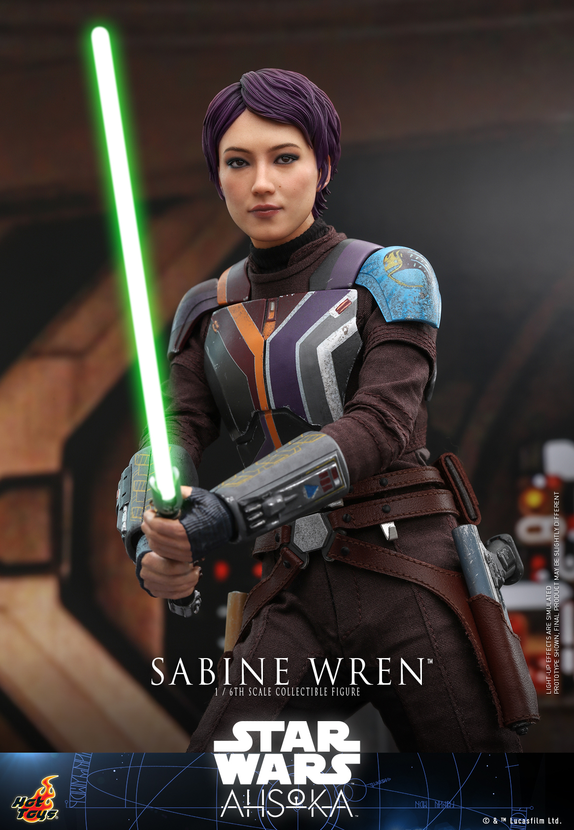 Hot Toys《亞蘇卡》薩繽·連(Sabine Wren)1/6 比例收藏級人偶