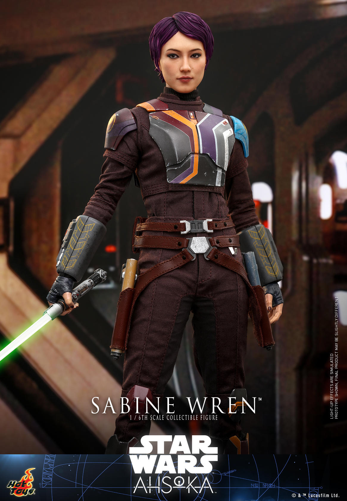 Hot Toys《亞蘇卡》薩繽·連(Sabine Wren)1/6 比例收藏級人偶