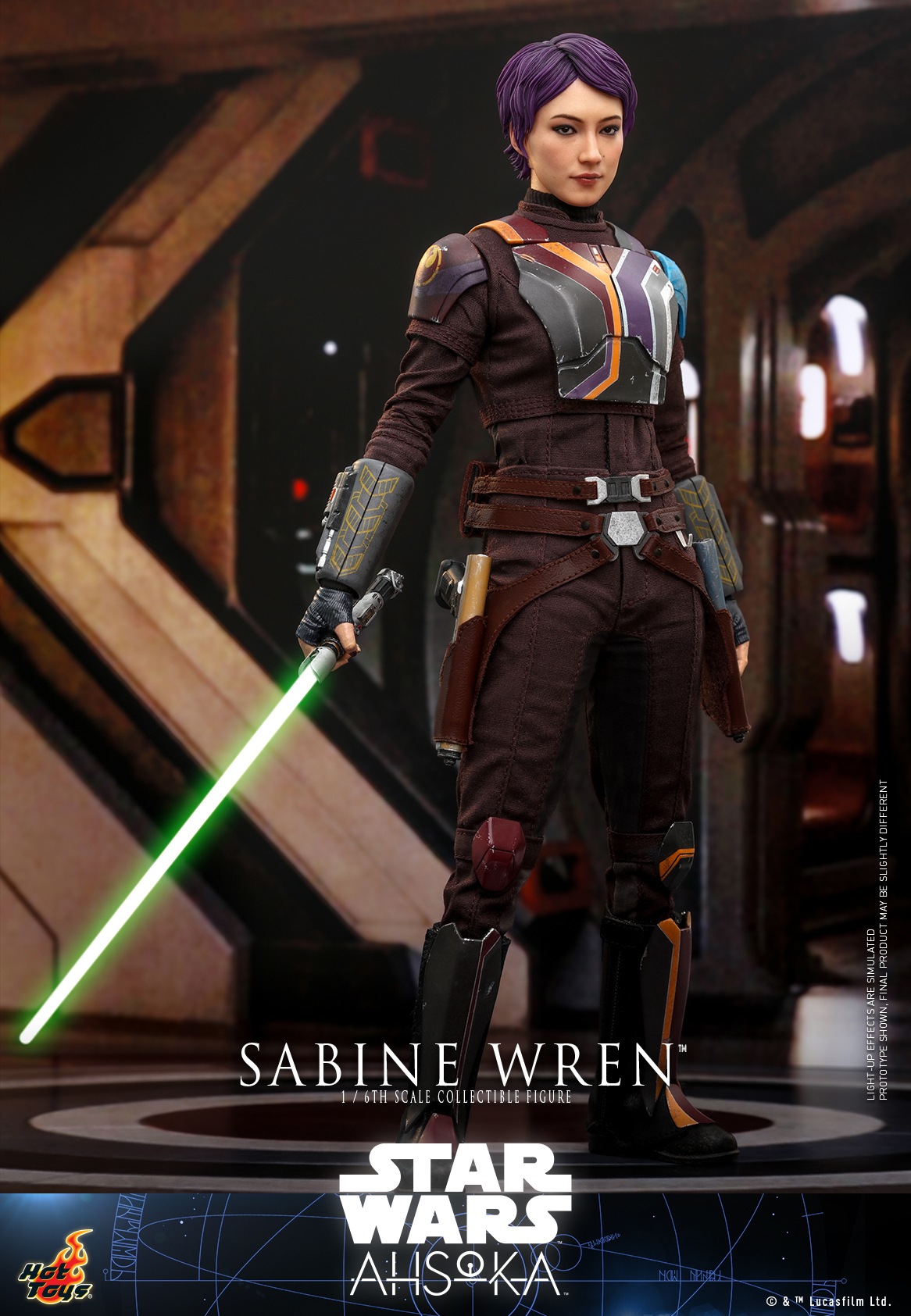 Hot Toys《亞蘇卡》薩繽·連(Sabine Wren)1/6 比例收藏級人偶
