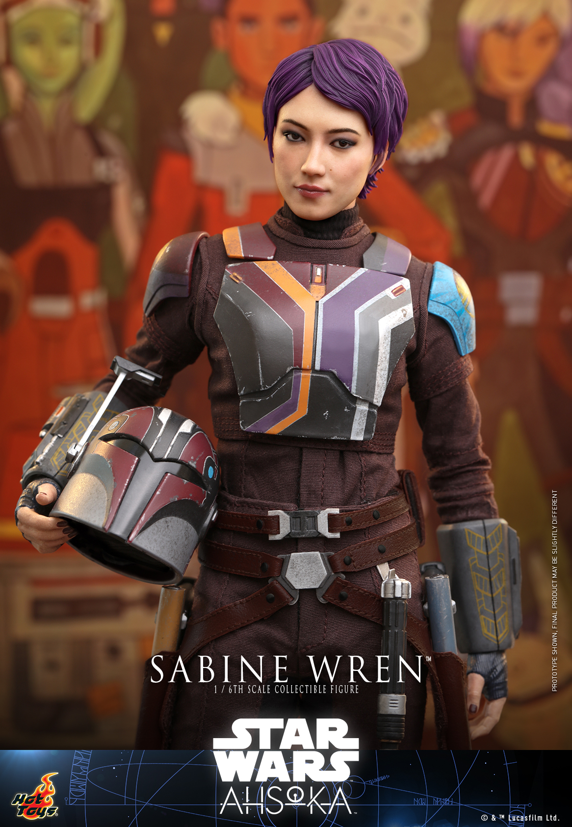 Hot Toys《亞蘇卡》薩繽·連(Sabine Wren)1/6 比例收藏級人偶