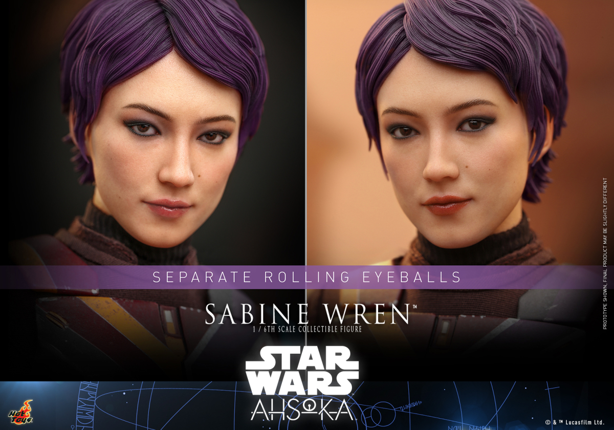 Hot Toys《亞蘇卡》薩繽·連(Sabine Wren)1/6 比例收藏級人偶
