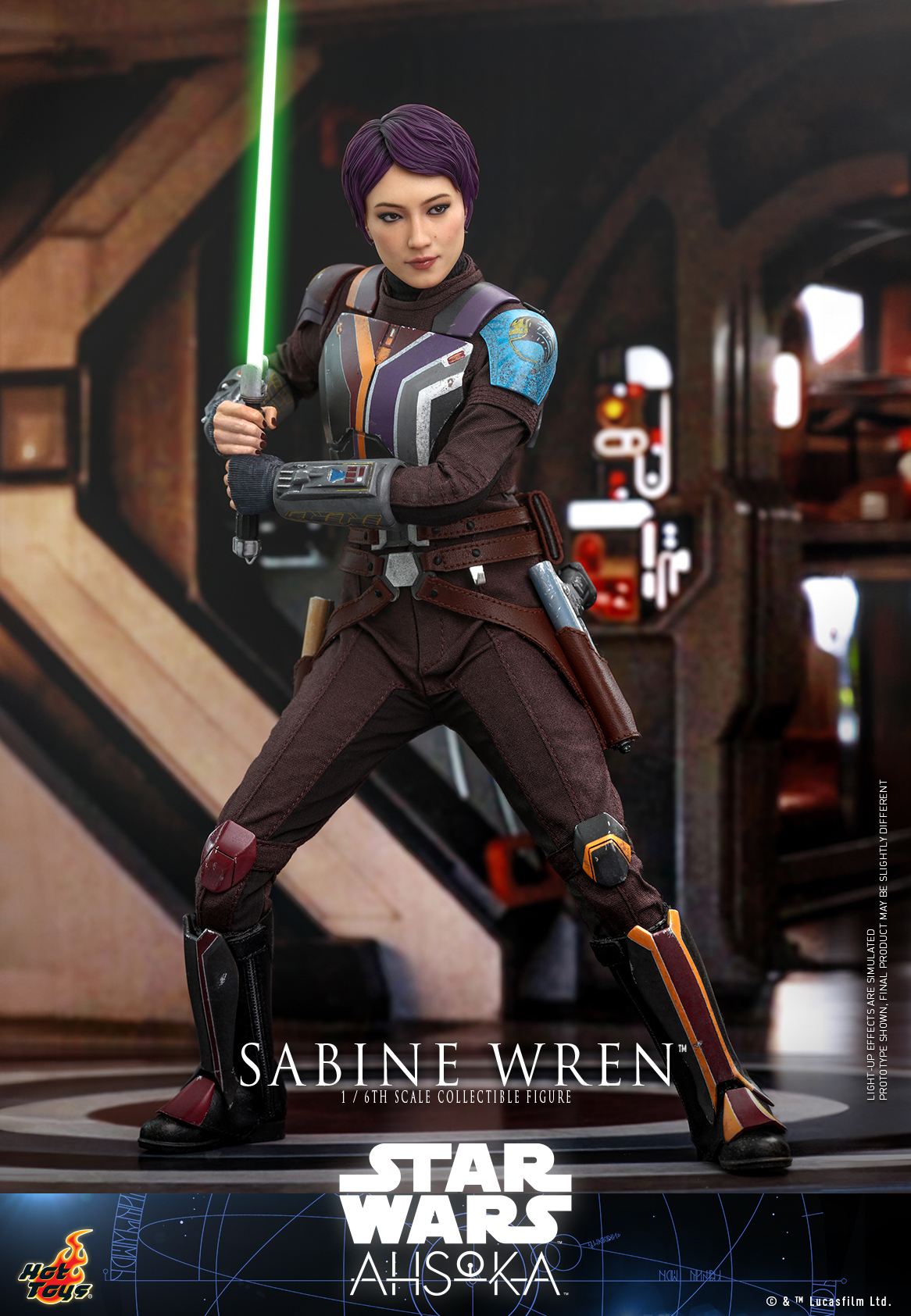 Hot Toys《亞蘇卡》薩繽·連(Sabine Wren)1/6 比例收藏級人偶