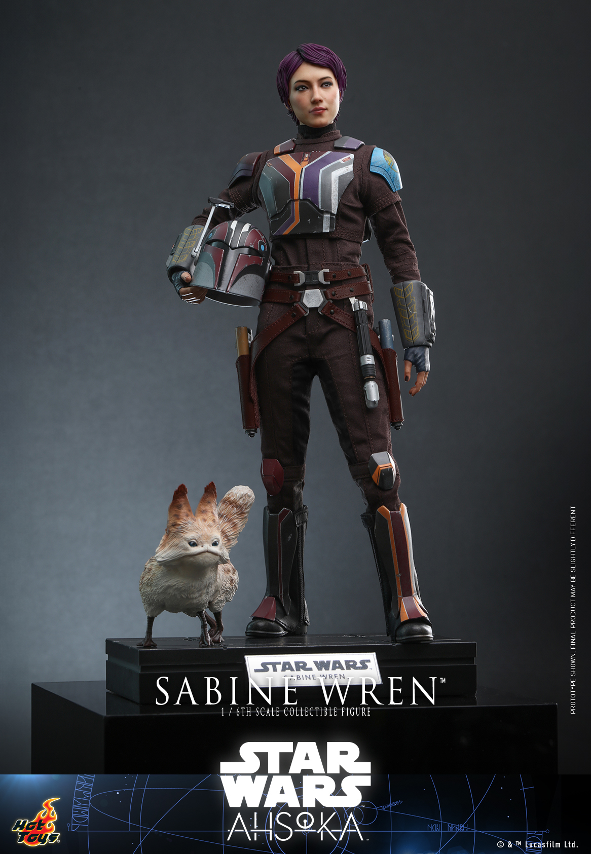 Hot Toys《亞蘇卡》薩繽·連(Sabine Wren)1/6 比例收藏級人偶
