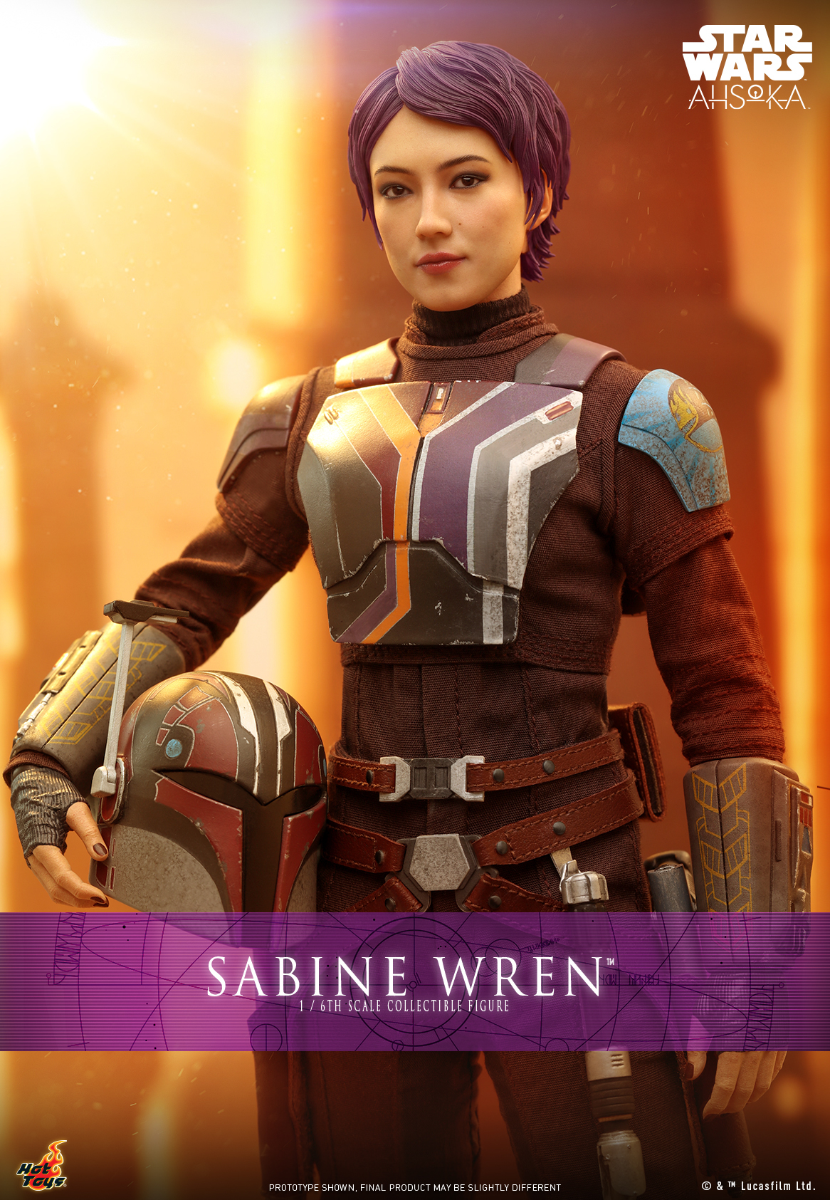 Hot Toys《亞蘇卡》薩繽·連(Sabine Wren)1/6 比例收藏級人偶