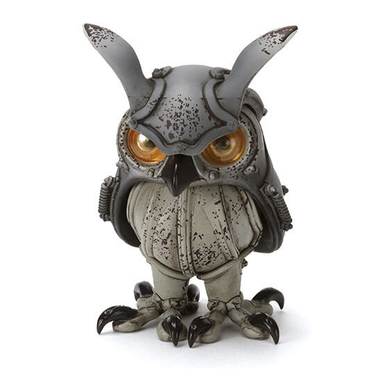 萬代「ART IN GASHAPON 松岡ミチヒロ02」轉蛋 刷上鏽蝕魅力的機械貓頭鷹改色再來！