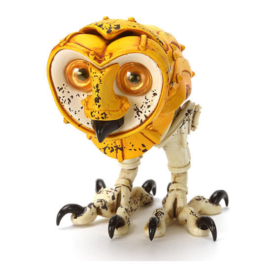 萬代「ART IN GASHAPON 松岡ミチヒロ02」轉蛋 刷上鏽蝕魅力的機械貓頭鷹改色再來！