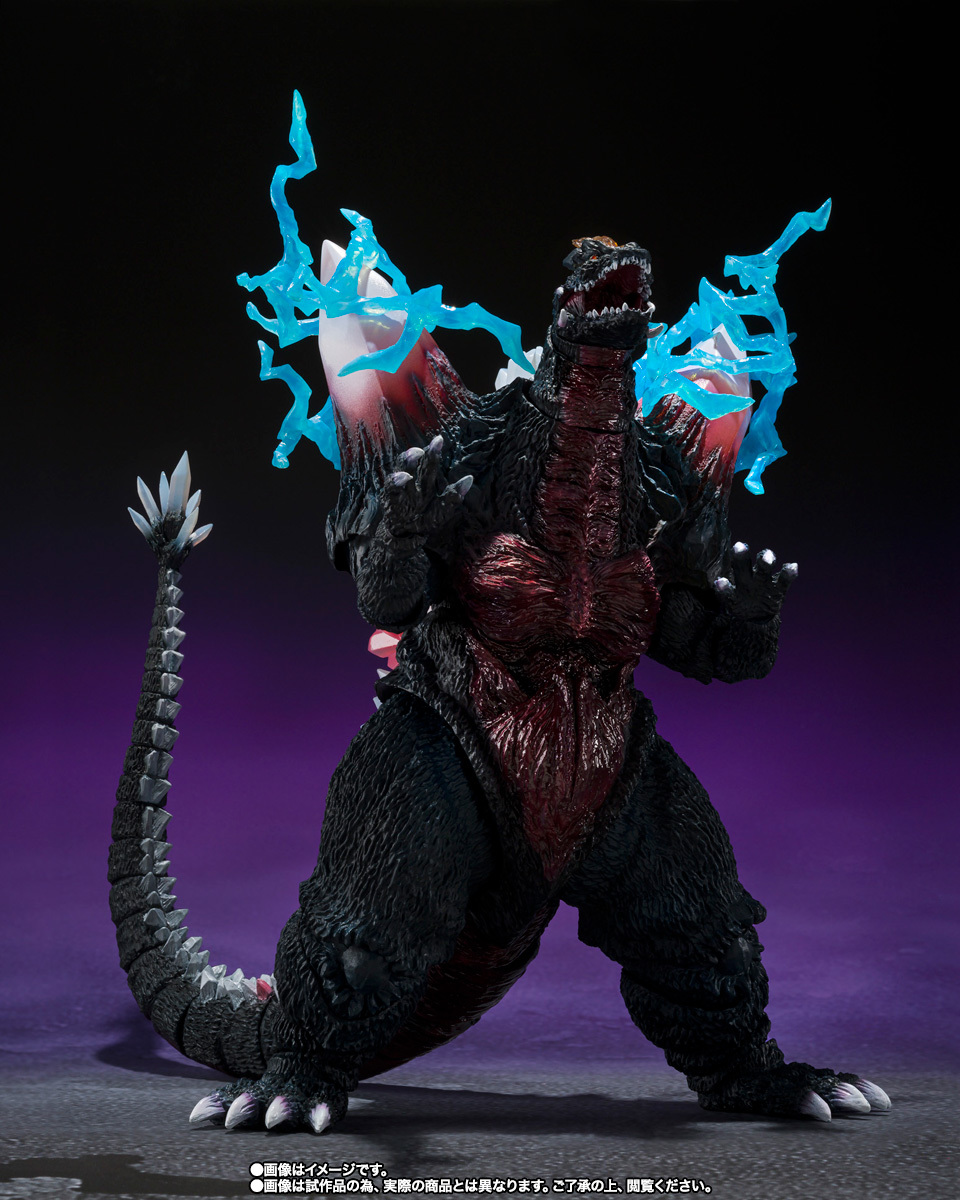 『S.H.MonsterArts 太空哥吉拉 福岡決戰Ver.』換上夜戰塗裝、追加戰損狀態零件再次登場!