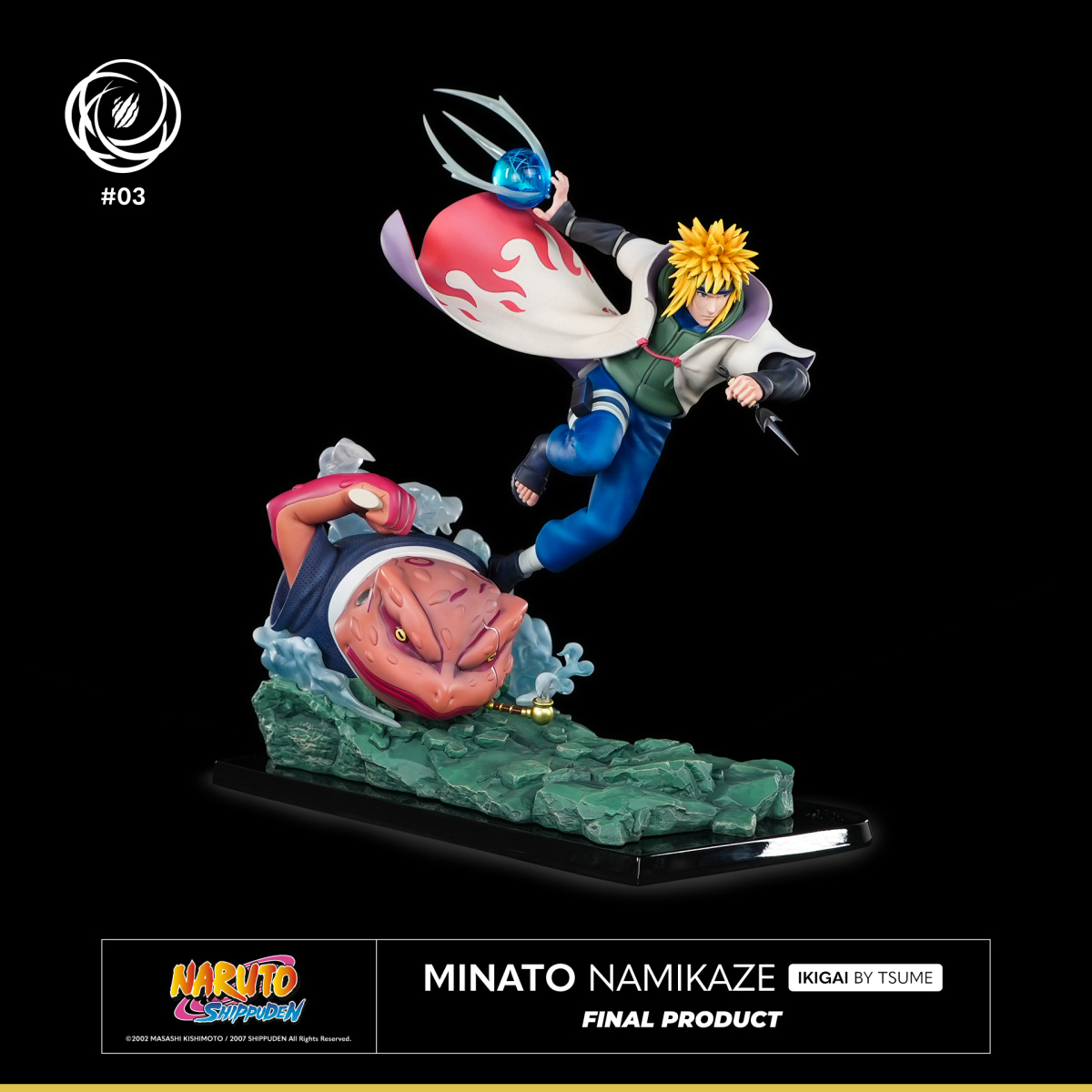 Tsume-Art IKIGAI 系列《火影忍者疾風傳》波風湊 1/6 比例全身雕像