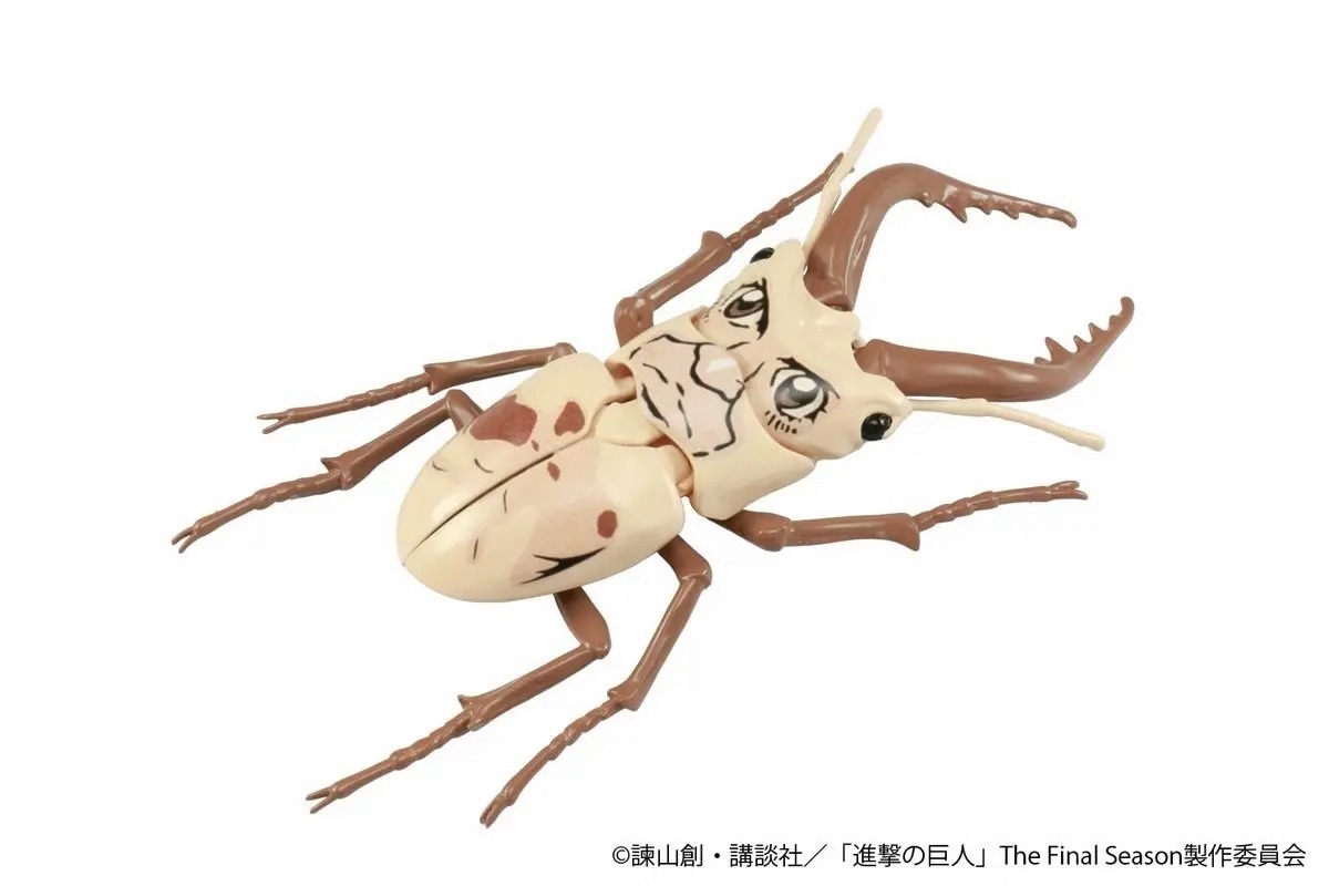 FUJIMI 自由研究系列『進擊的巨人編 赫克力士長戟大兜蟲 超大型巨人、無垢巨人獨角仙』戰慄襲來!