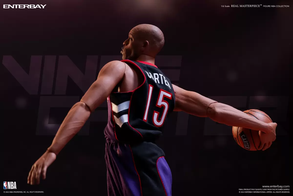 ENTERBAY『NBA Real Masterpiece 文斯·卡特 Vince Carter』1/6比例可動人偶 傳奇扣將再現!