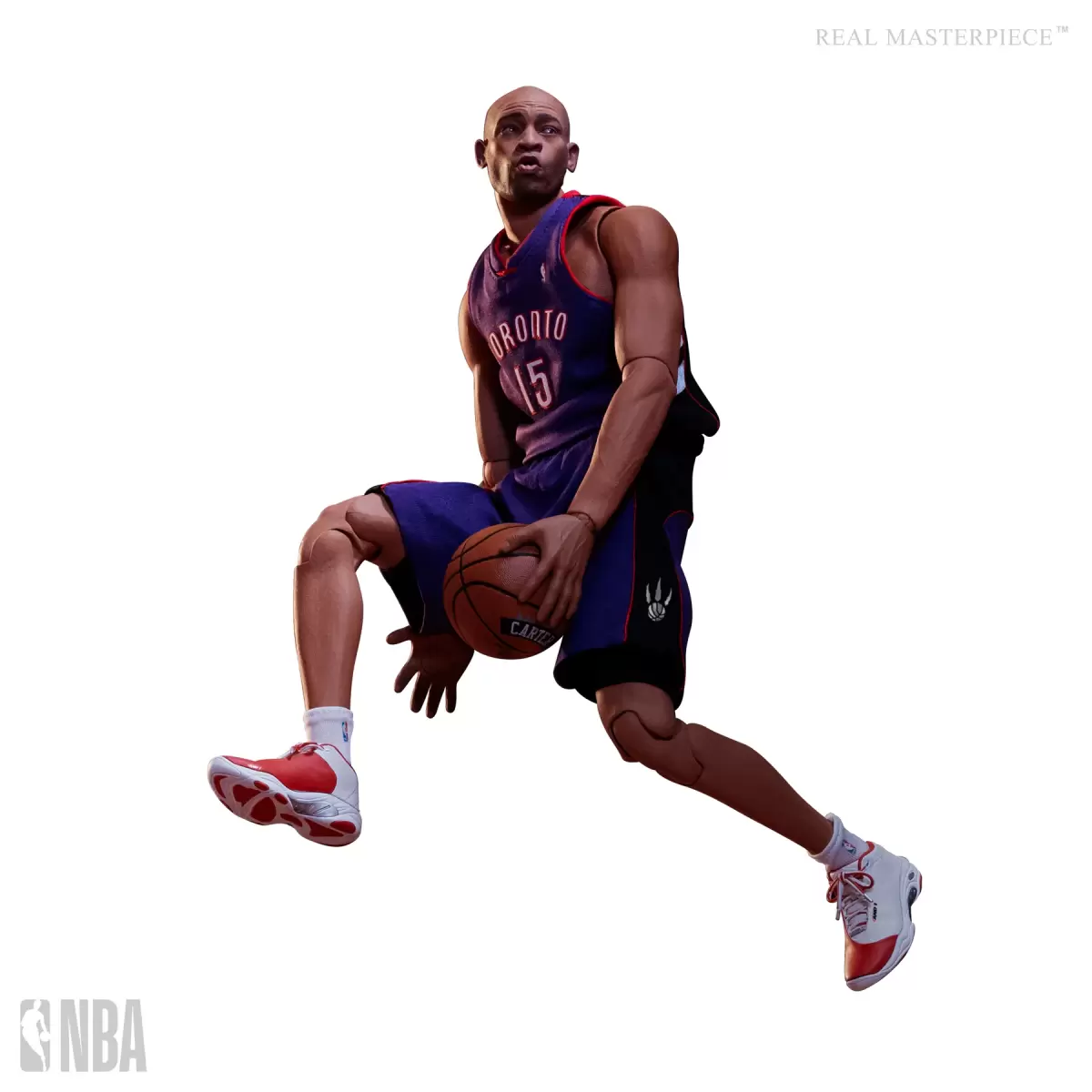 ENTERBAY『NBA Real Masterpiece 文斯·卡特 Vince Carter』1/6比例可動人偶 傳奇扣將再現!