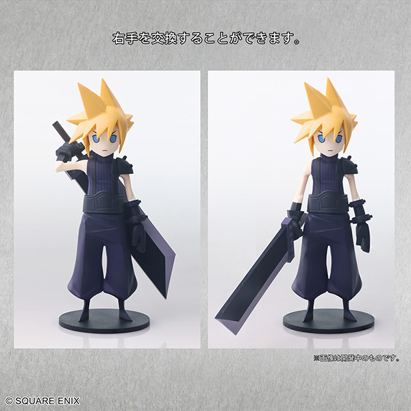 STATIC ARTS mini『FFVII 克勞德·史特萊夫』極簡的可愛方塊造型再登場!
