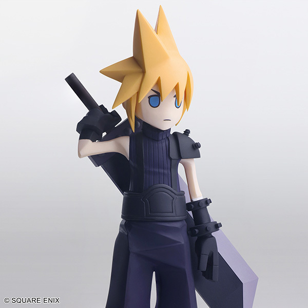 STATIC ARTS mini『FFVII 克勞德·史特萊夫』極簡的可愛方塊造型再登場!
