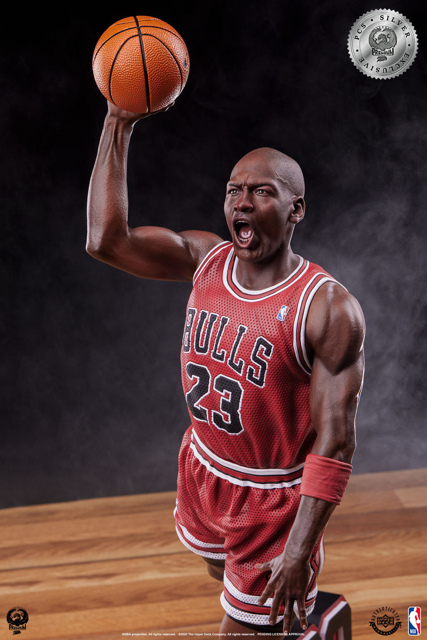 PCS NBA 空中飛人「麥可·喬丹」1/4 比例全身雕像 彷彿時間暫停的空中滯留再現！