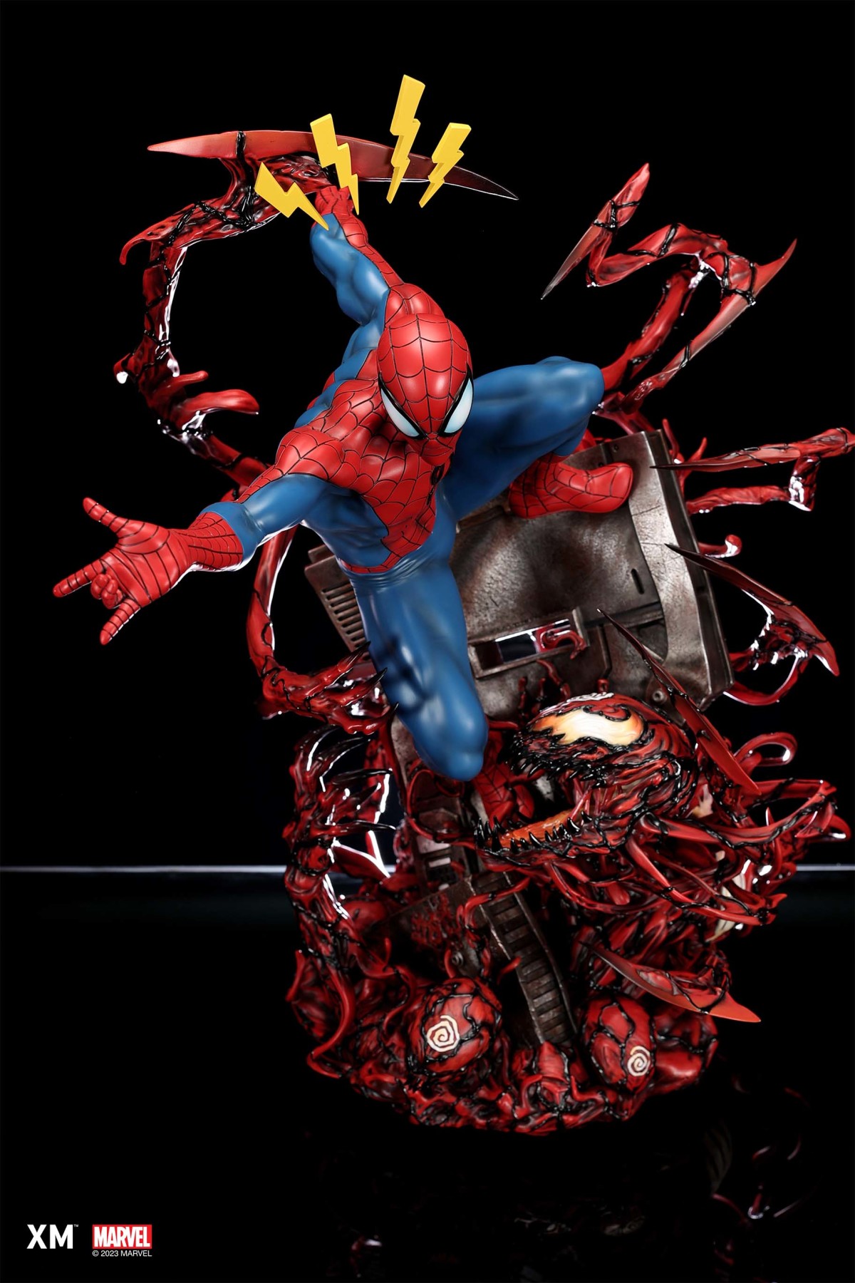 XM Studios MARVEL「蜘蛛人 極限屠殺」(Spider-Man Absolute Carnage)1/4 比例全身雕像