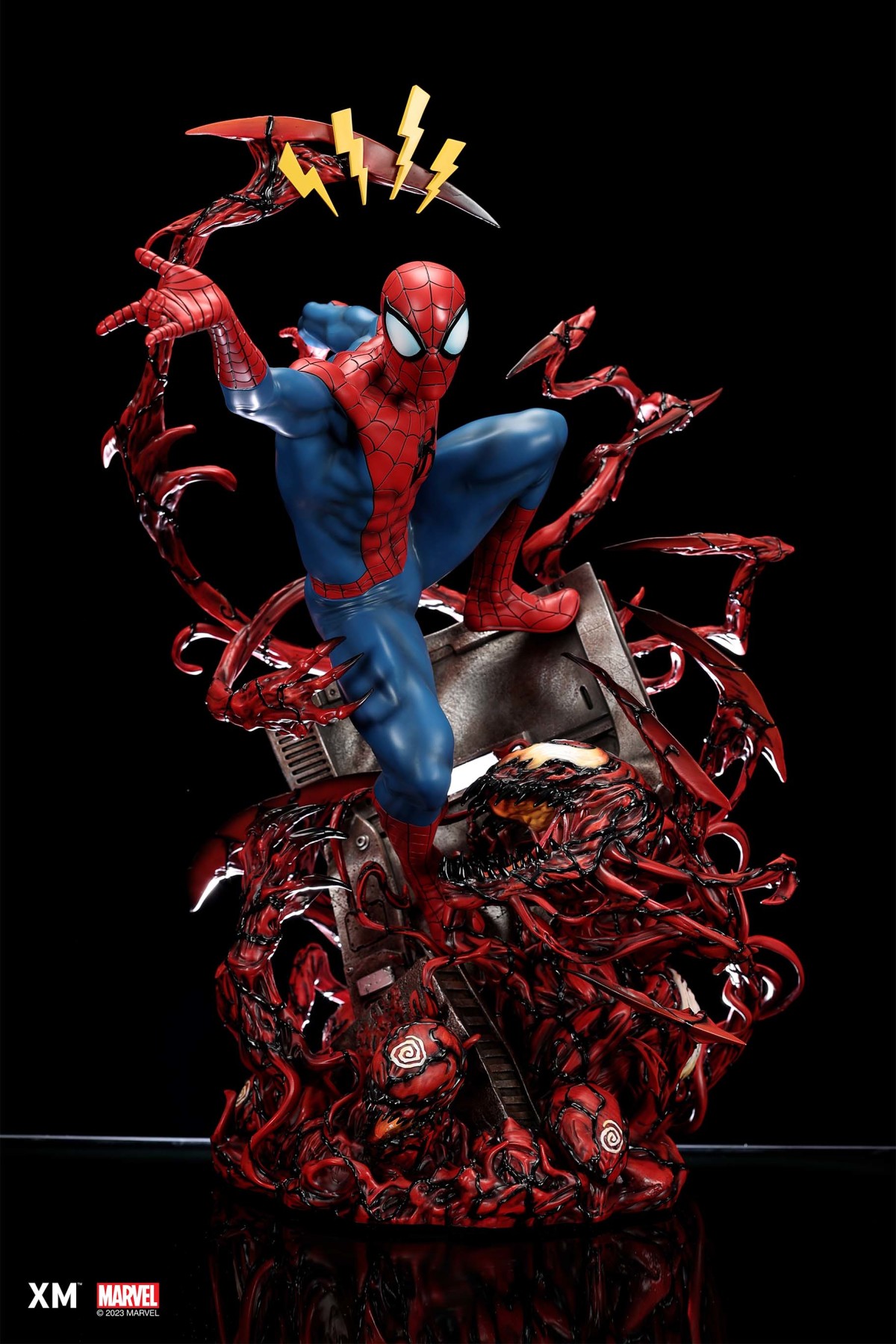 XM Studios MARVEL「蜘蛛人 極限屠殺」(Spider-Man Absolute Carnage)1/4 比例全身雕像