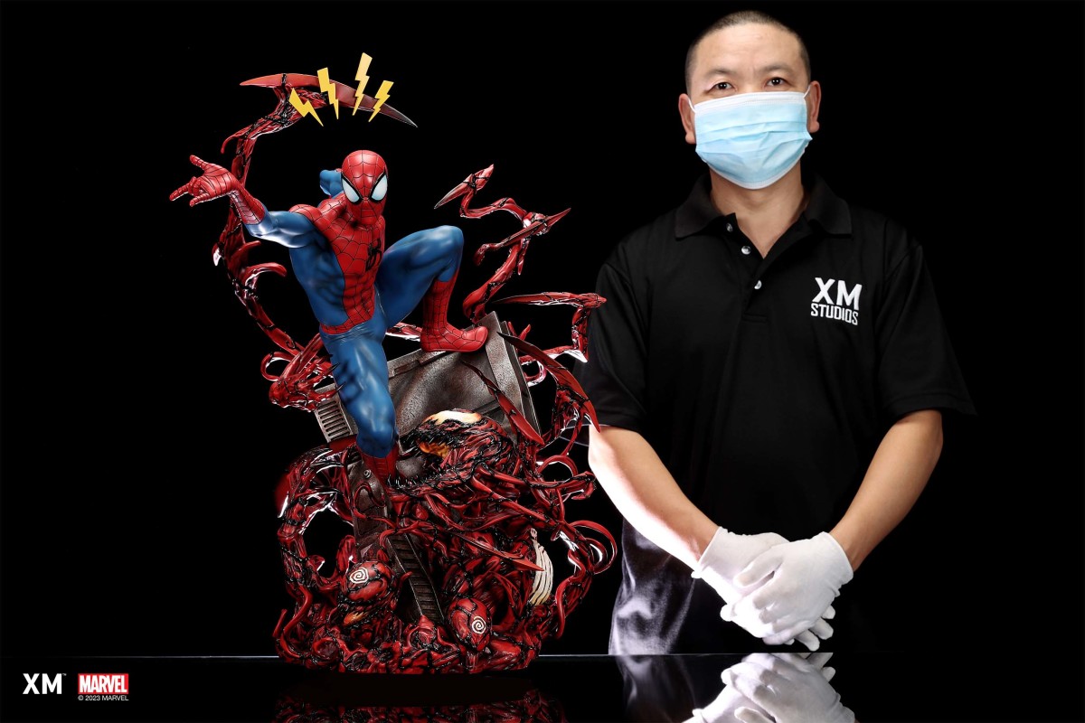 XM Studios MARVEL「蜘蛛人 極限屠殺」(Spider-Man Absolute Carnage)1/4 比例全身雕像