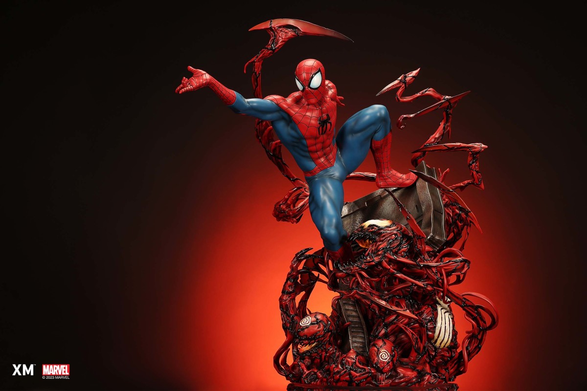 XM Studios MARVEL「蜘蛛人 極限屠殺」(Spider-Man Absolute Carnage)1/4 比例全身雕像