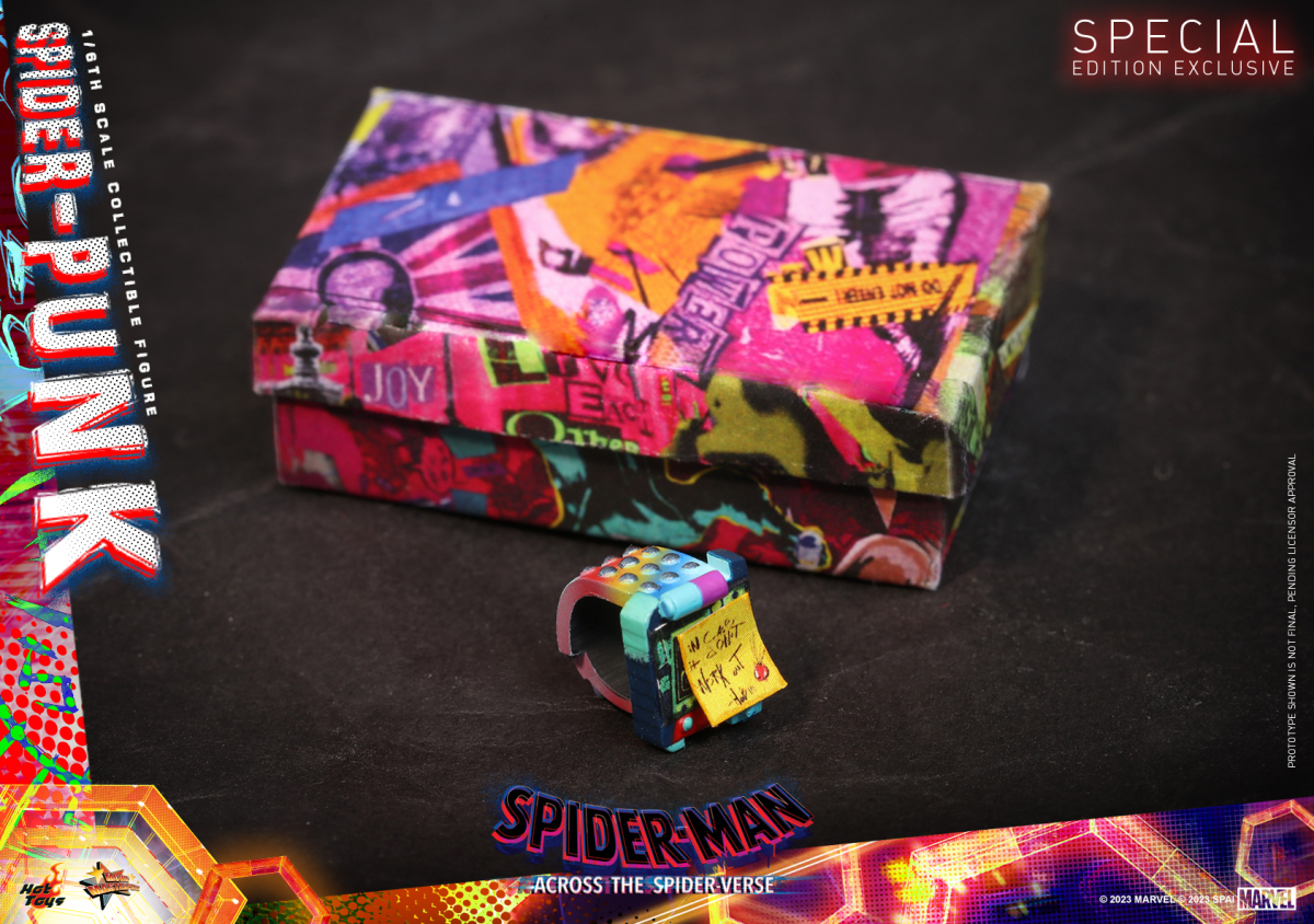 Hot Toys《蜘蛛人:穿越新宇宙》龐克蜘蛛人(Spider-Punk)1/6 比例收藏級人偶 永遠叛逆的那個男人!