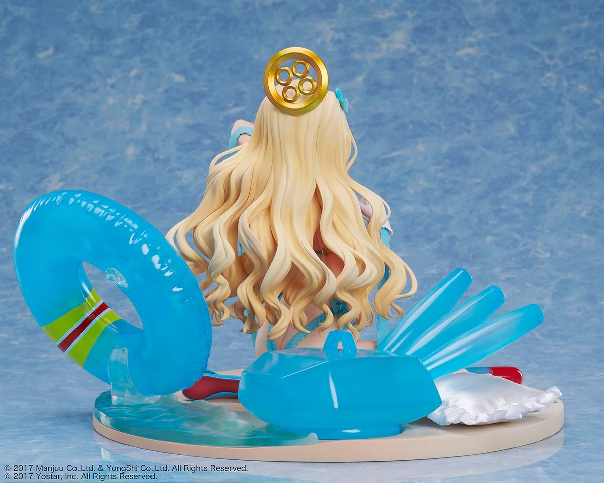 Design COCO《碧藍航線》「埃米爾·貝爾坦 泳裝Skin [藍色海岸] 」1/4 比例 PVC塗裝完成品 香氣噴發的美腋！