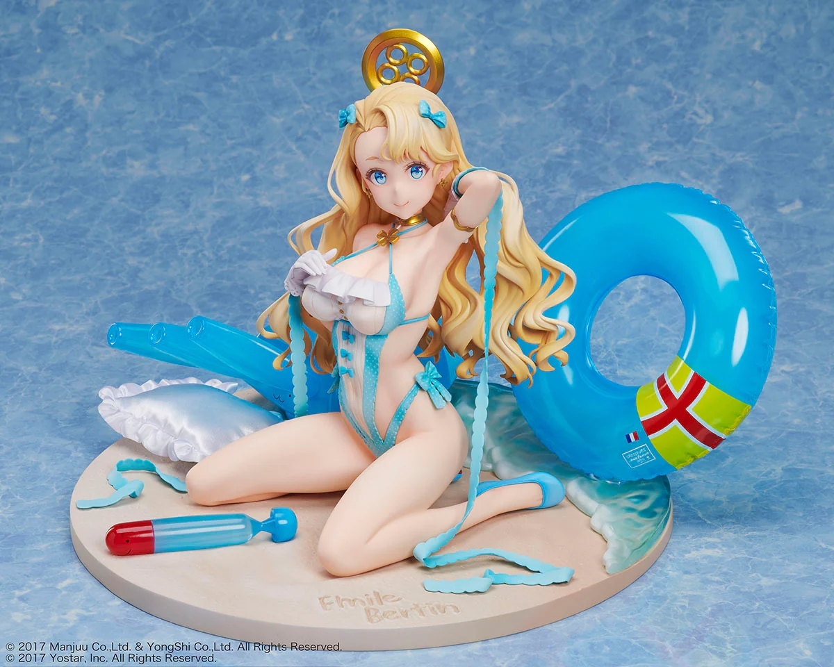 Design COCO《碧藍航線》「埃米爾·貝爾坦 泳裝Skin [藍色海岸] 」1/4 比例 PVC塗裝完成品 香氣噴發的美腋！