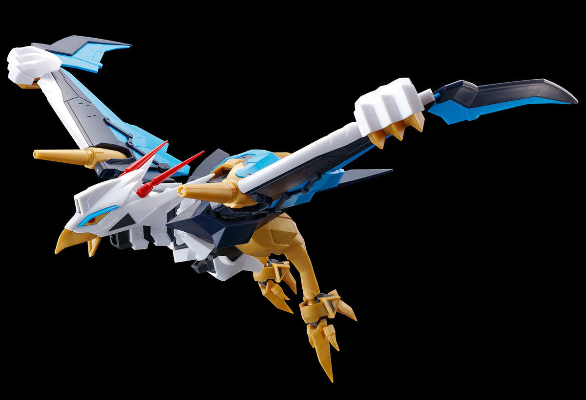 麻雀變成魄力巨鷹『HG Amplified IMGN 空神丸』還能與龍神丸合體為飛行形態!