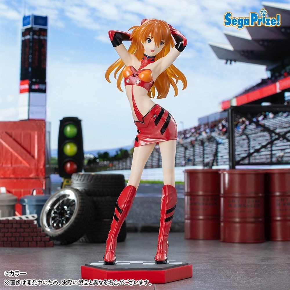 SEGA景品『Luminasta 明日香‧蘭格雷 PIT WALK』EVANGELION RACING性感賽車服！