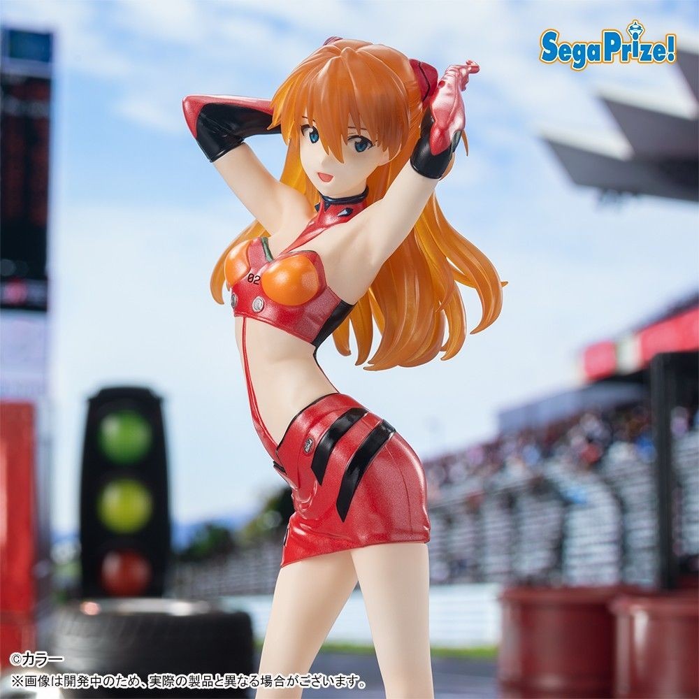 SEGA景品『Luminasta 明日香‧蘭格雷 PIT WALK』EVANGELION RACING性感賽車服!