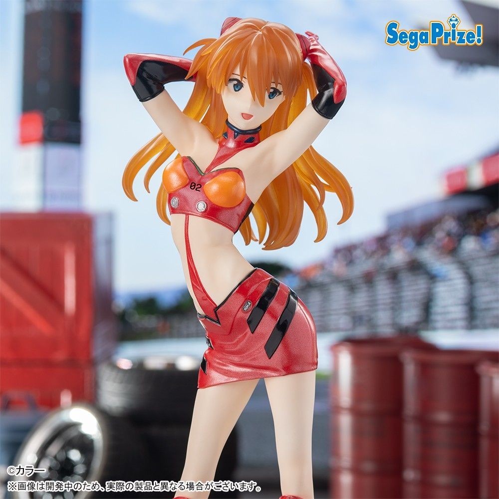 SEGA景品『Luminasta 明日香‧蘭格雷 PIT WALK』EVANGELION RACING性感賽車服!