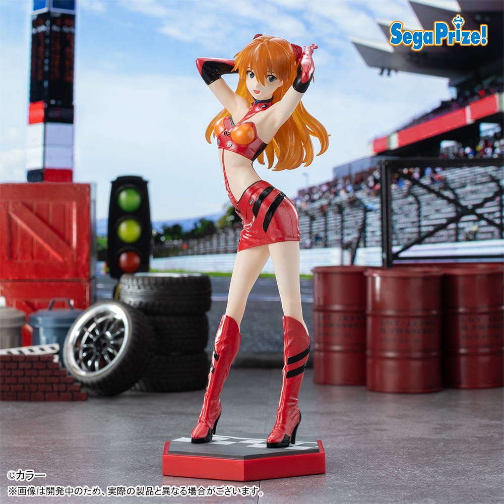 SEGA景品『Luminasta 明日香‧蘭格雷 PIT WALK』EVANGELION RACING性感賽車服!