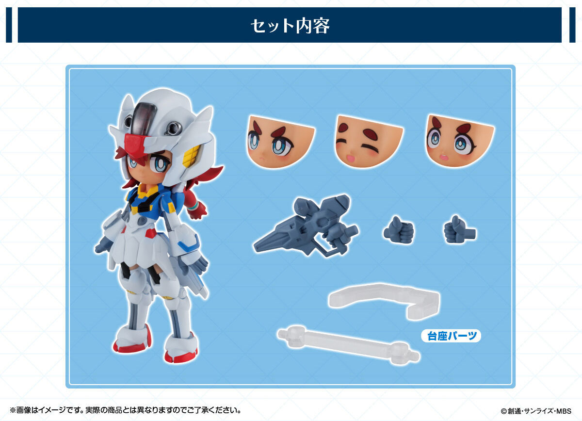 化身風靈鋼彈機娘『Charamobi 機械布偶裝 蘇萊塔 可動人偶』食玩於 PB 限定販售!