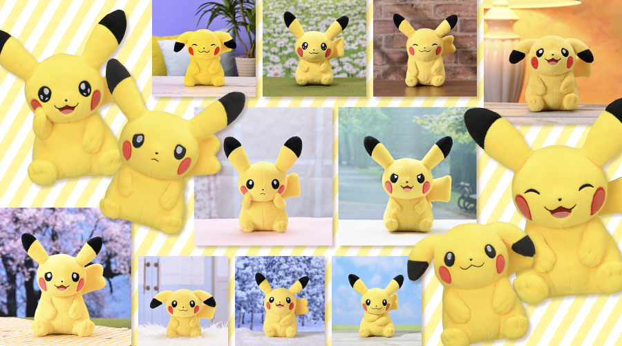 寶可夢中心推「ぬいぐるみ My PIKACHU」多款皮卡丘表情娃娃　選出只屬於自己的皮卡丘