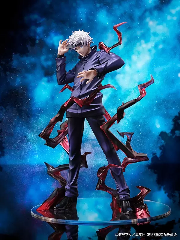 S-FIRE『咒術迴戰 五條悟』1/7比例模型 餘裕笑容的魅力造型 搭載 AR 還原咒力特效!