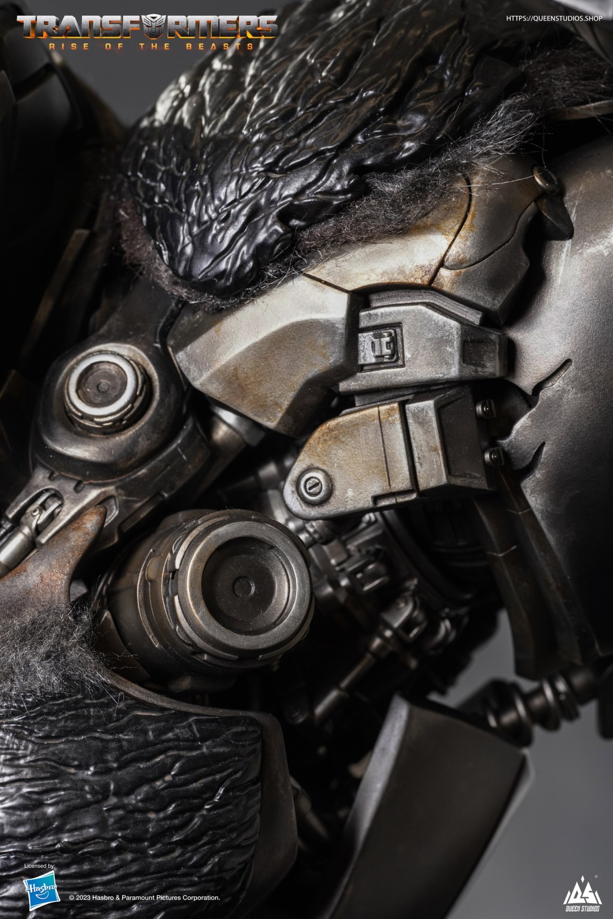 Queen Studios《變形金剛:萬獸崛起》強大金剛「金剛王」(Optimus Primal)全身雕像