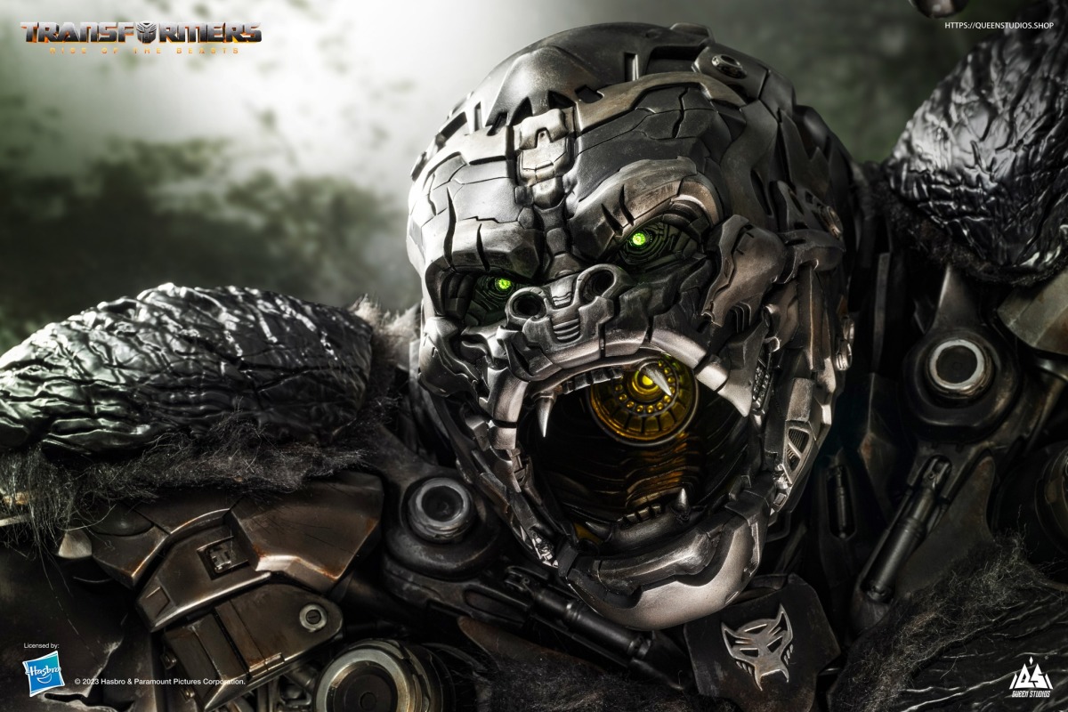 Queen Studios《變形金剛:萬獸崛起》強大金剛「金剛王」(Optimus Primal)全身雕像