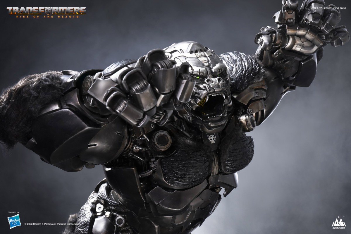 Queen Studios《變形金剛:萬獸崛起》強大金剛「金剛王」(Optimus Primal)全身雕像