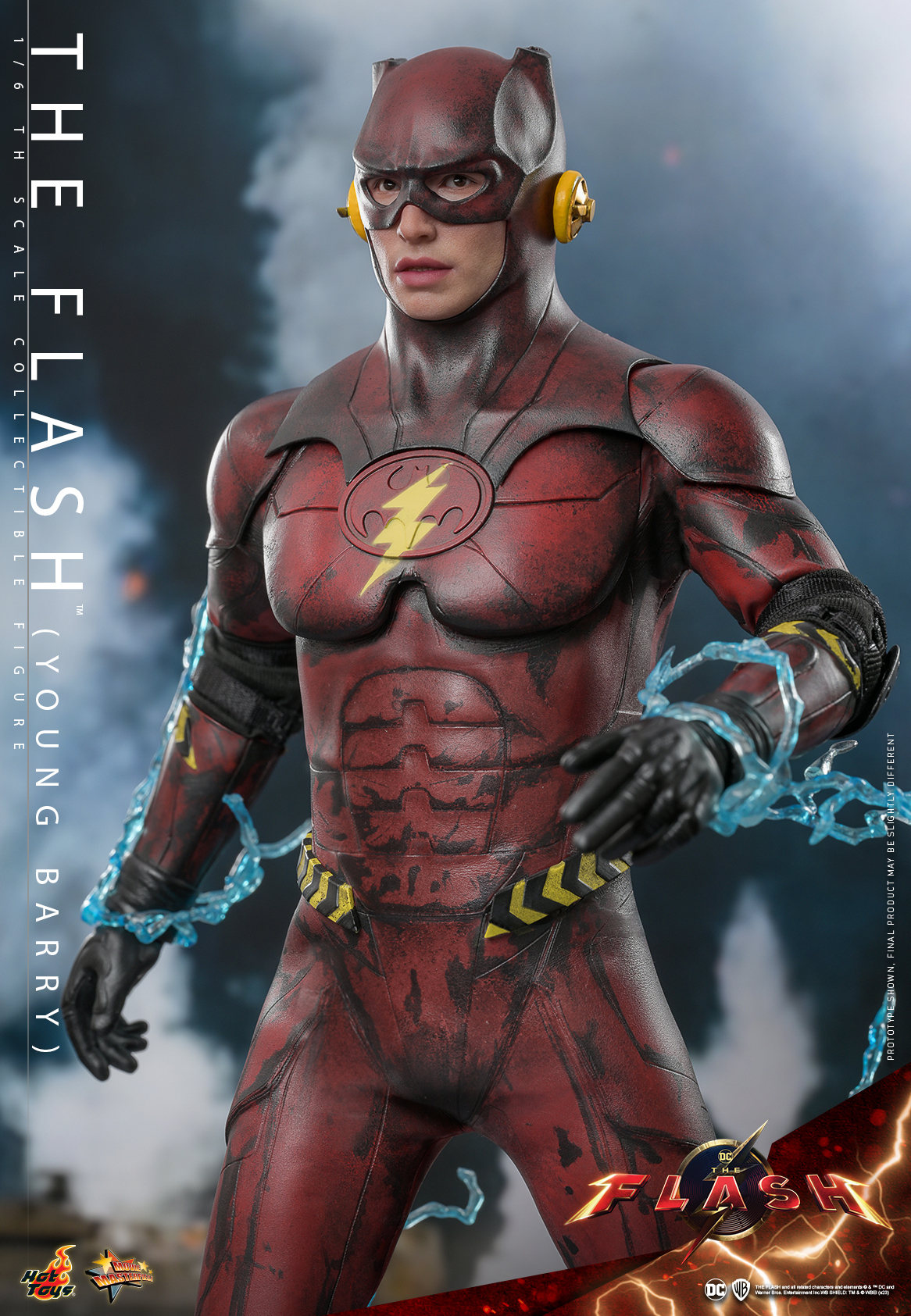 Hot Toys《閃電俠》「閃電俠 (年輕貝瑞) 」1/6 比例收藏級人偶 魔改之後的閃蝙俠戰衣再現!