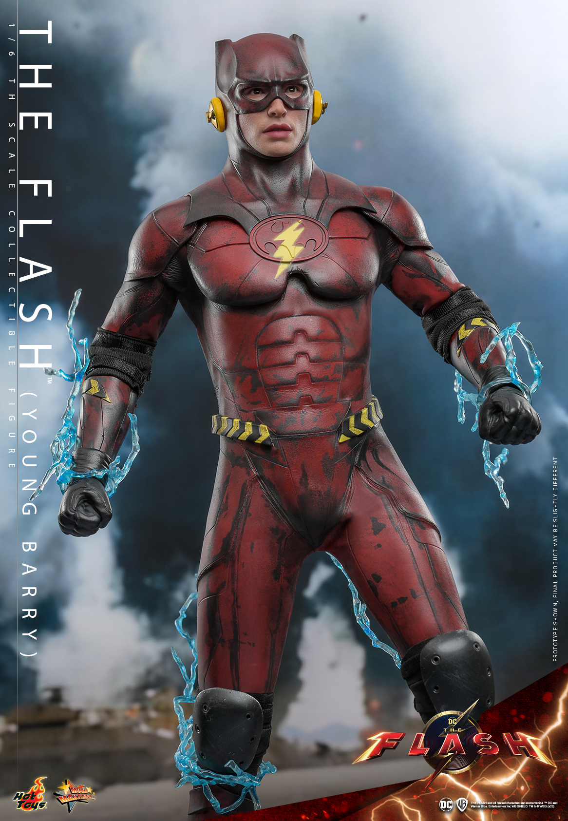 Hot Toys《閃電俠》「閃電俠 (年輕貝瑞) 」1/6 比例收藏級人偶 魔改之後的閃蝙俠戰衣再現!