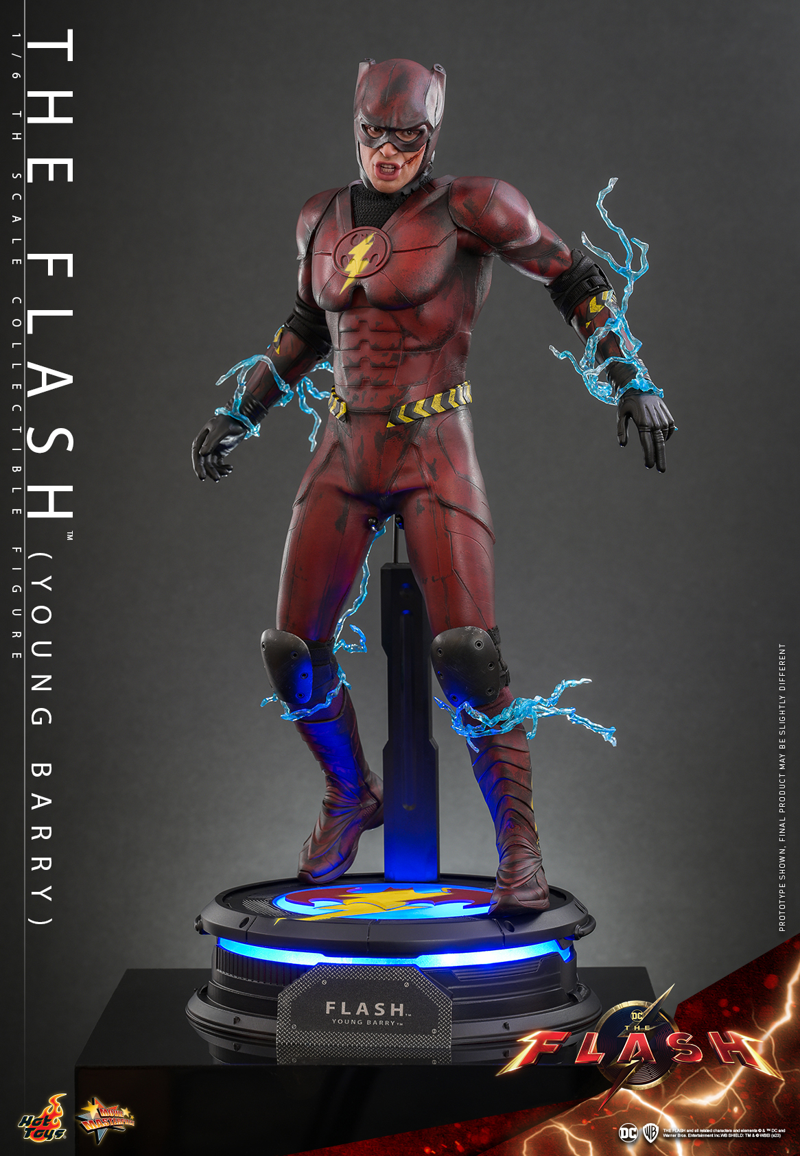 Hot Toys《閃電俠》「閃電俠 (年輕貝瑞) 」1/6 比例收藏級人偶 魔改之後的閃蝙俠戰衣再現!