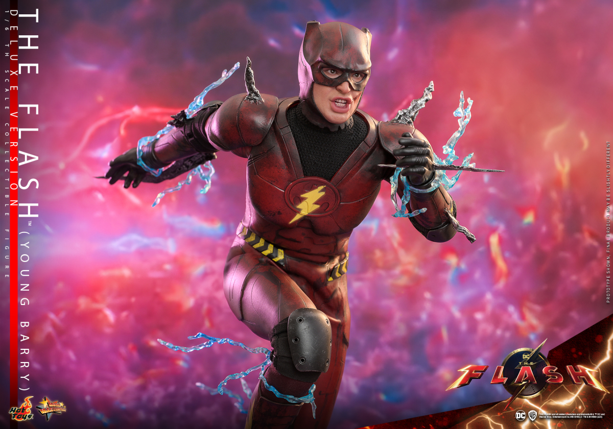 Hot Toys《閃電俠》「閃電俠 (年輕貝瑞) 」1/6 比例收藏級人偶 豪華版 脫盔頭雕追加!