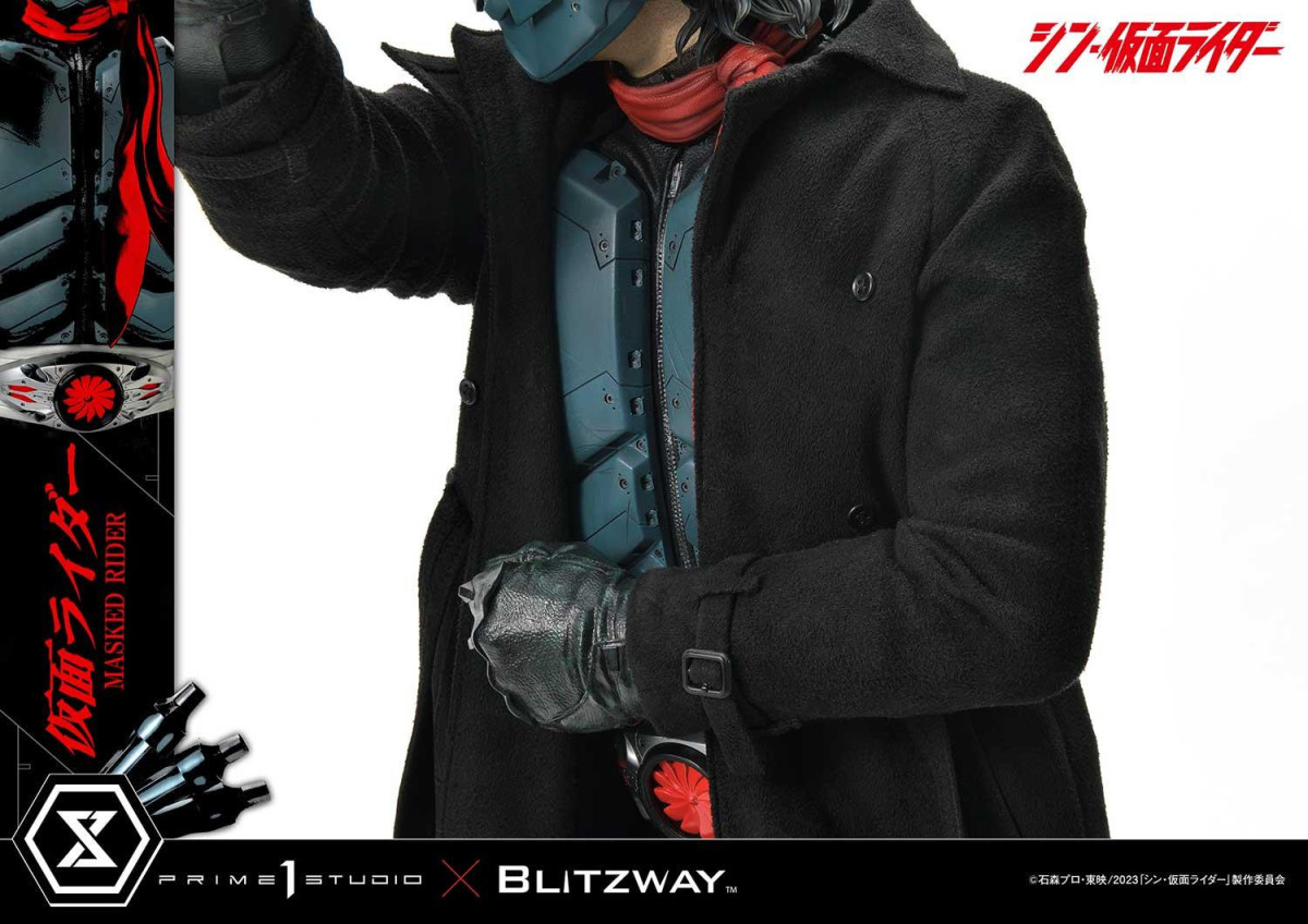 Prime 1 Studio《新・假面騎士》假面騎士(仮面ライダー)1/4 比例全身雕像