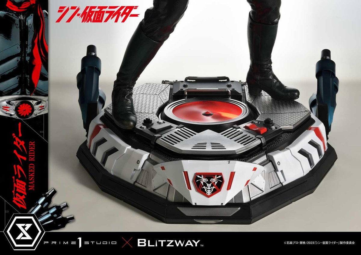 Prime 1 Studio《新・假面騎士》假面騎士(仮面ライダー)1/4 比例全身雕像