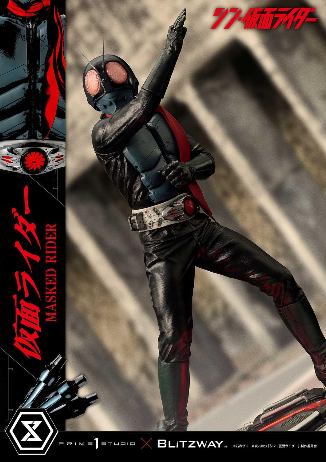 Prime 1 Studio《新・假面騎士》假面騎士(仮面ライダー)1/4 比例全身雕像